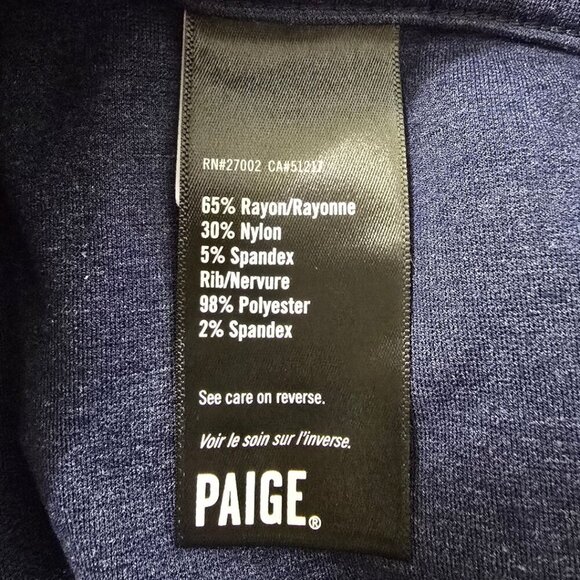 Paige Elmwood Jogger in Iced Indigo Sz 34 - Picture 8 of 10